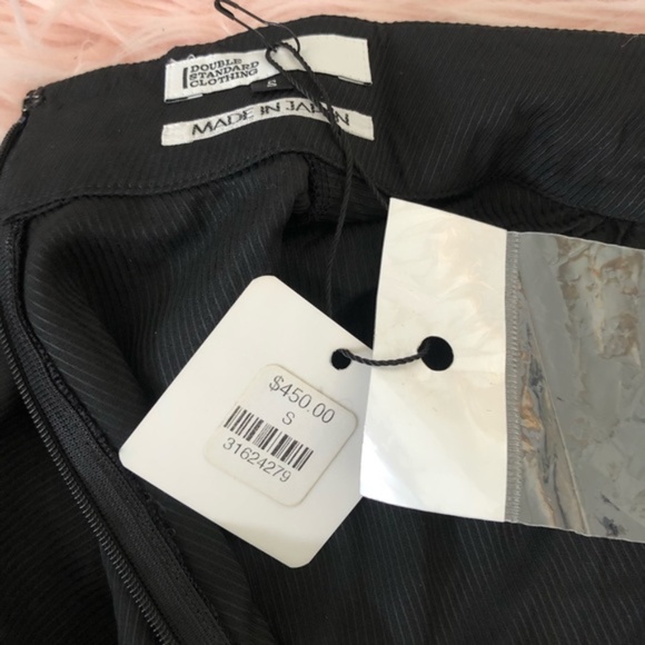 NWT Double Standard Clothing Black Balloon Sleeve Mockneck Japan Shirt Small - Picture 5 of 11